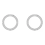 Waters O-Ring, 19 mm ID Prep Guard Holder, 2/pk