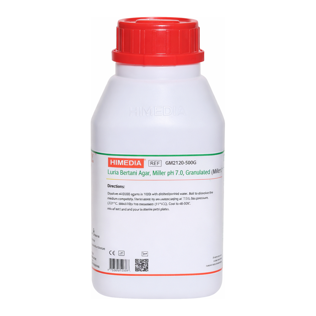 Himedia Luria Bertani Agar, Miller pH 7.0, Granulated