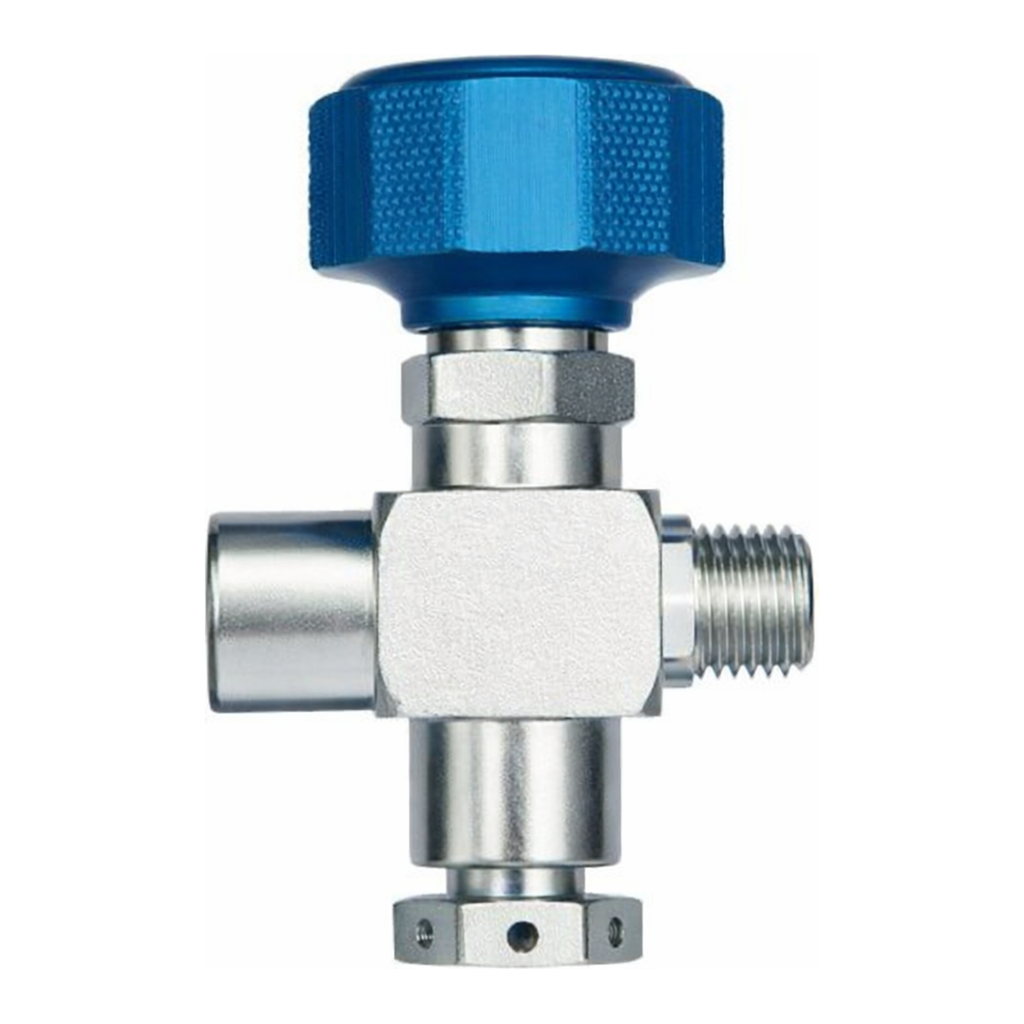 Restek Sample Cylinder Valve, 1/4in Male NPT x 1/4in Female NPT w/1800psi Rupture Disc, 3500psig