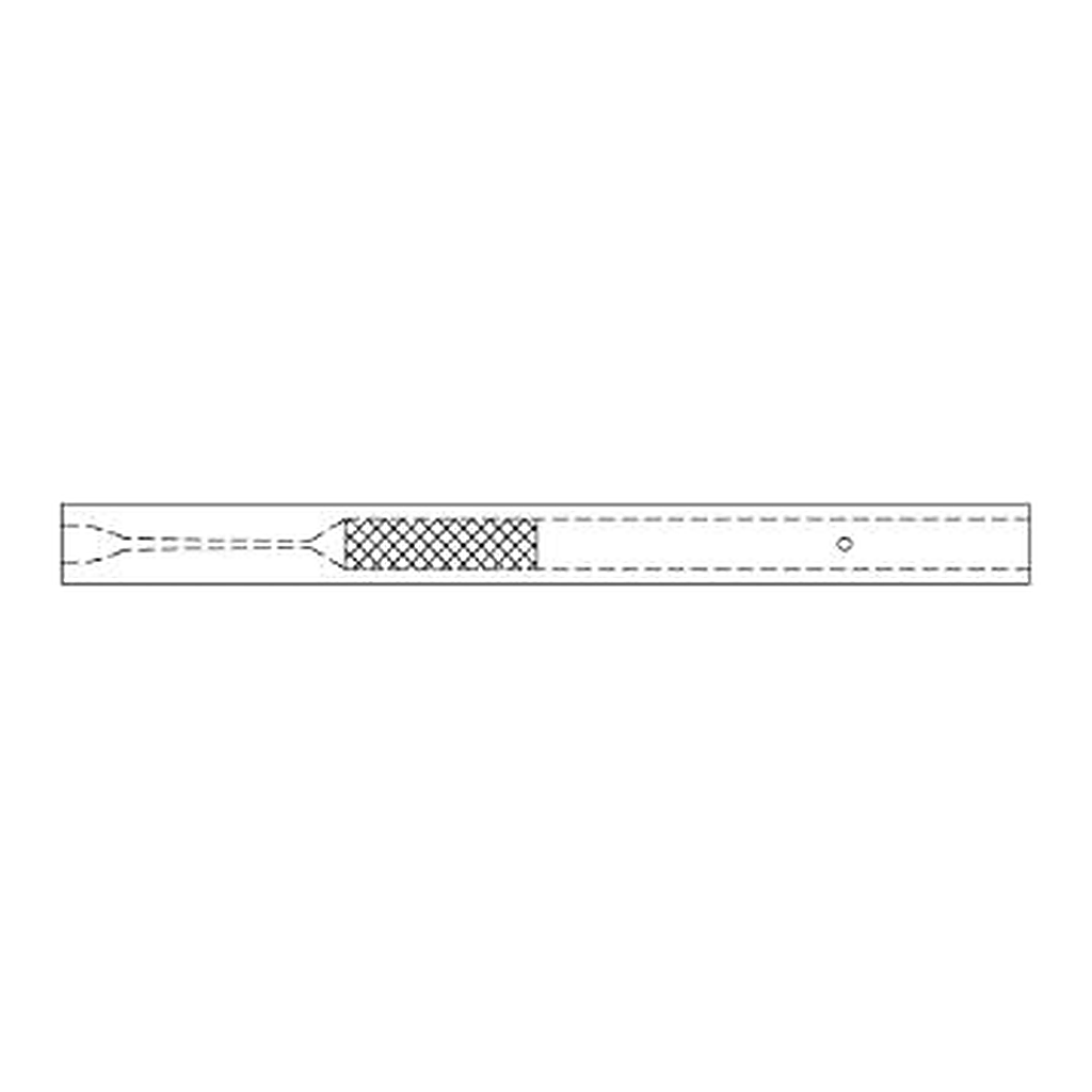 Restek Drilled Uniliner, Hole, on Top, 4mm x 6.3 x 78.5 for Agilent GCs w/ Deact. Wool, 5pk