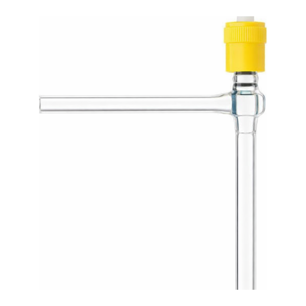 Merck J.Young high-vacuum PTFE valve, right angle