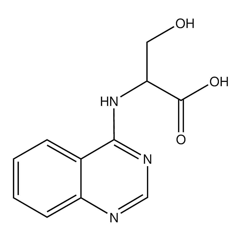 Merck 3-Hydroxy-2-(quinazolin-4-ylamino)propanoic acid