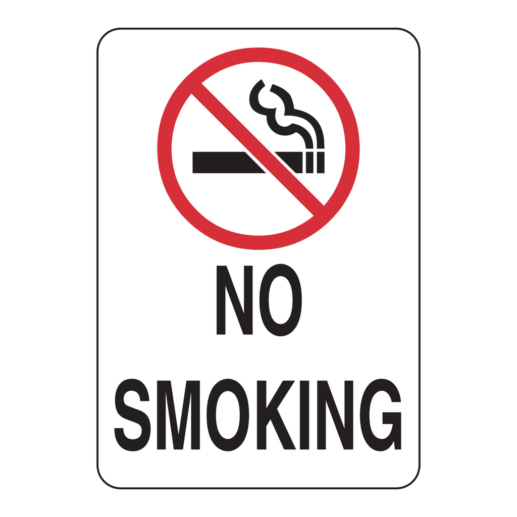 Brady No Smoking Sign