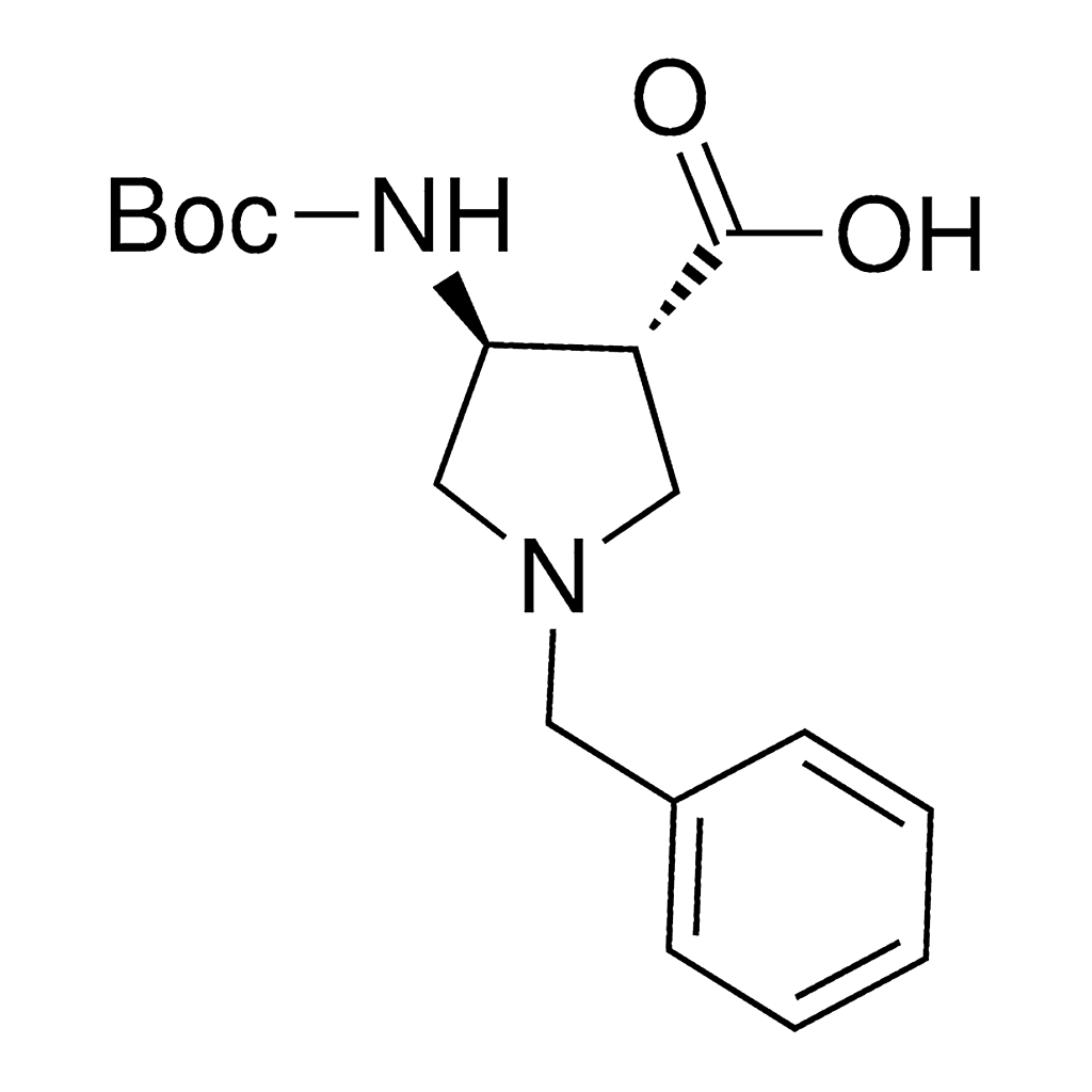 Merck trans-racemic-1-Benzyl-4-tert-butoxycarbonylamino-pyrrolidine-3-carboxylic acid
