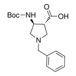 Merck trans-racemic-1-Benzyl-4-tert-butoxycarbonylamino-pyrrolidine-3-carboxylic acid