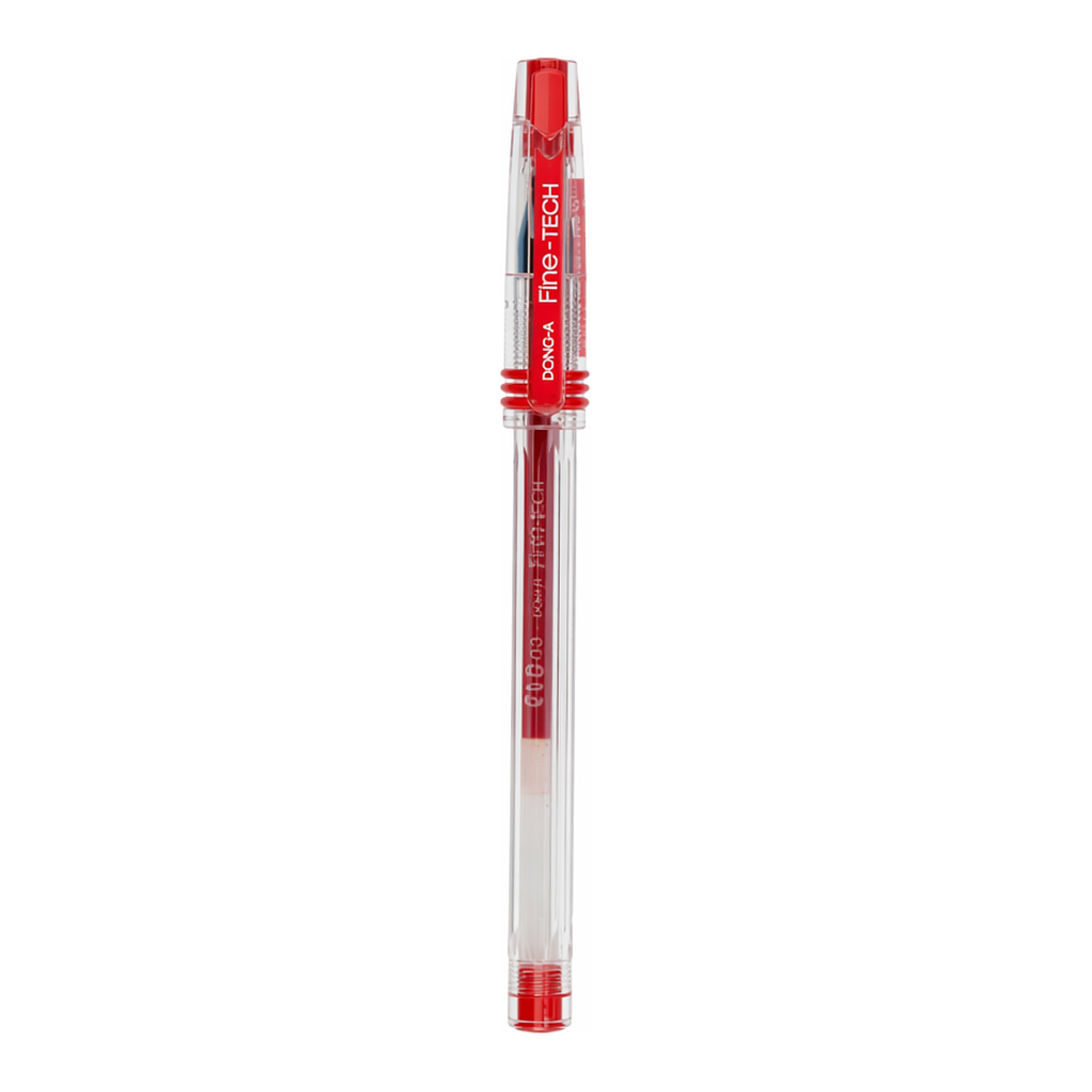 OFFICENEX 동아 파인테크펜(0.5mm 적색)