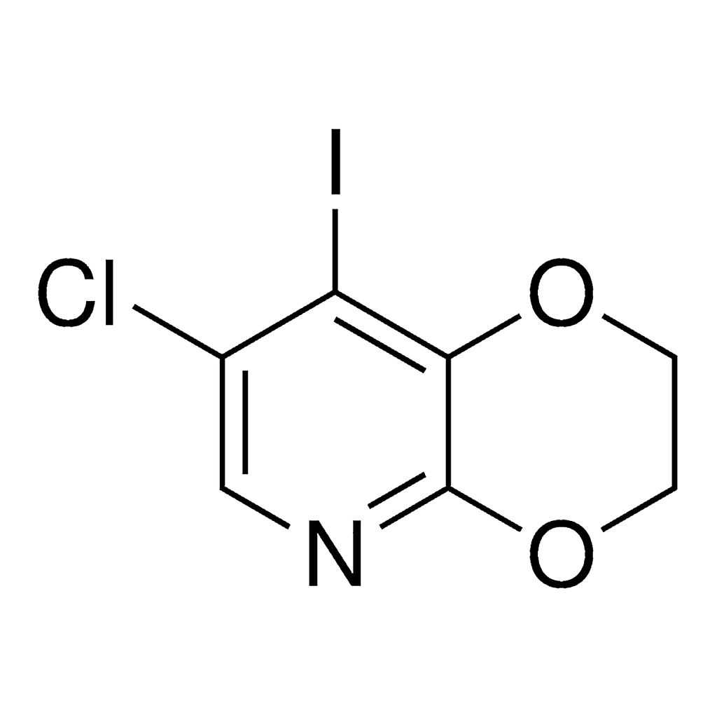 Merck 7-Chloro-8-iodo-2,3-dihydro-[1,4]dioxino[2,3-b]pyridine