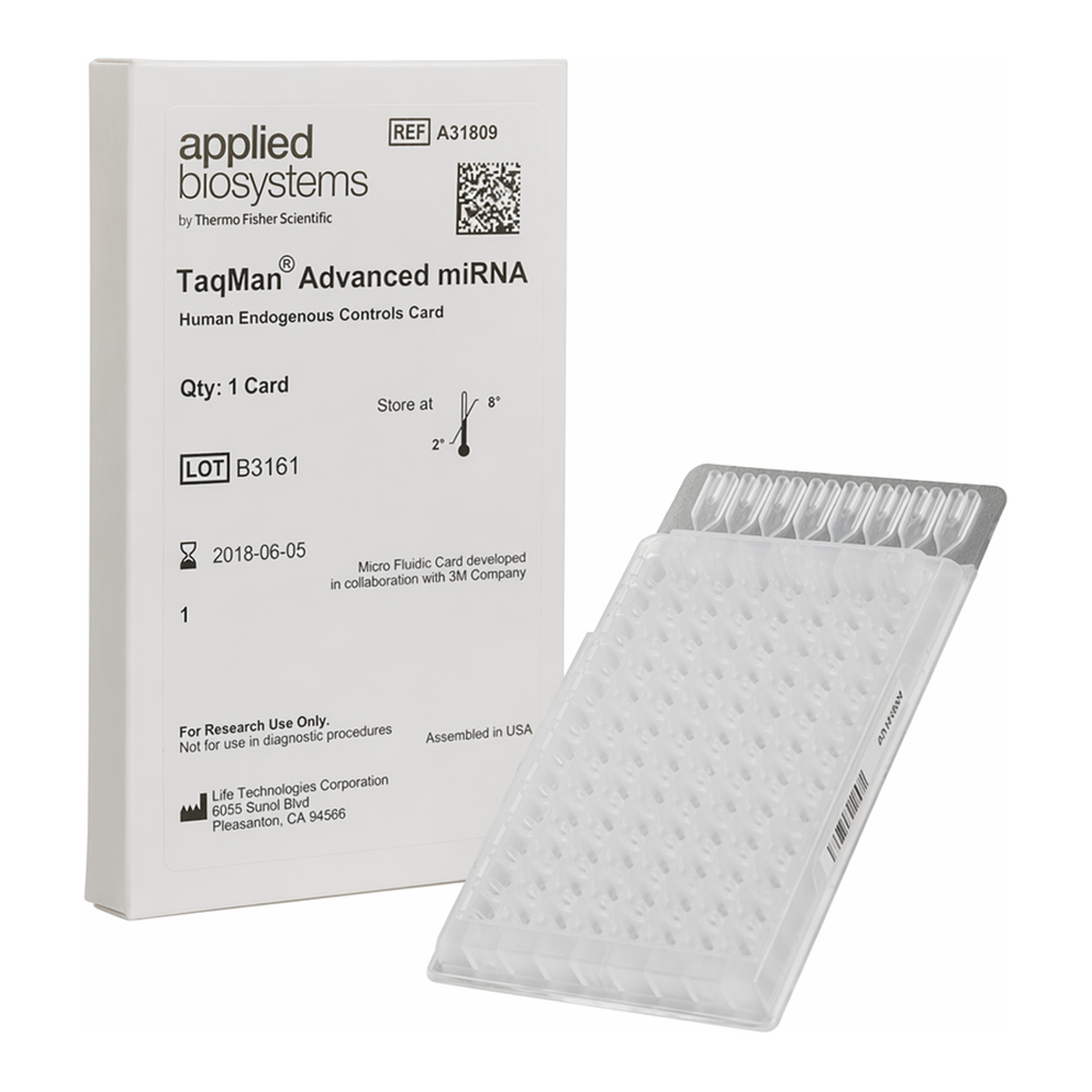Thermo Fisher Scientific TaqMan Advanced miRNA Human Endogenous Controls Card