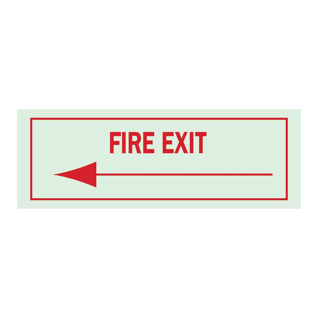 Brady Fire Exit Sign