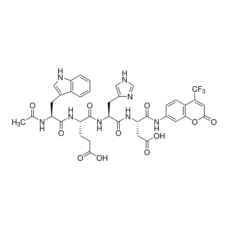 Merck N-Acetyl-Trp-Glu-His-Asp-7-amido-4-trifluoromethylcoumarin trifluoroacetate salt