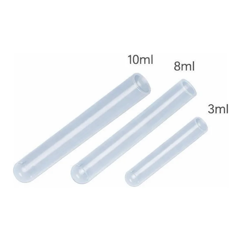 AS ONE Econo Plastic Test Tube (without Rim), 이코노 플라스틱 시험관 (림 없음)