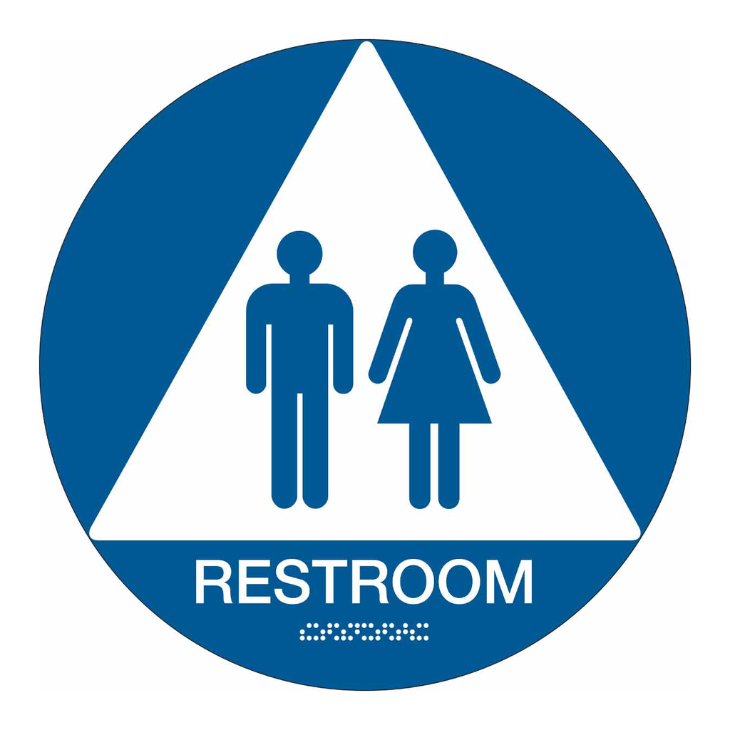 Brady Restroom Sign