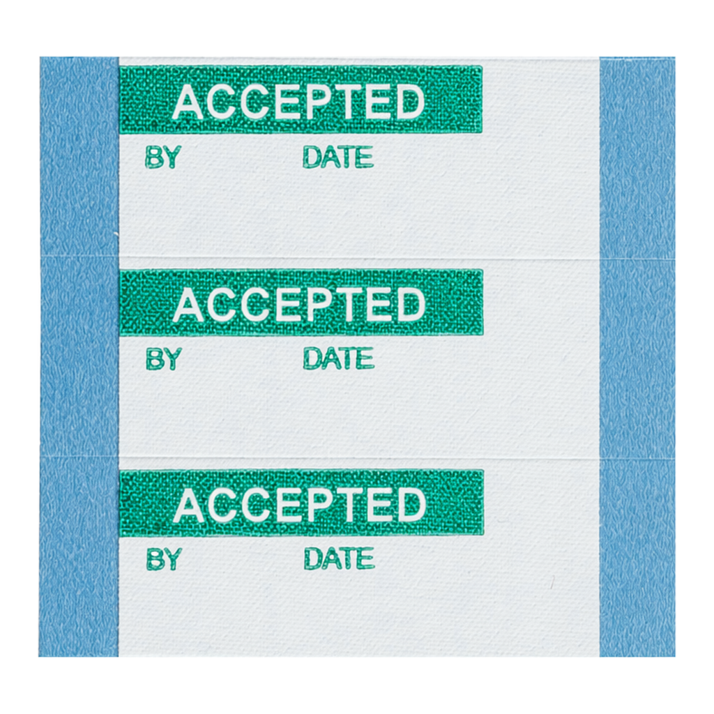 Brady Accepted Write-On Labels