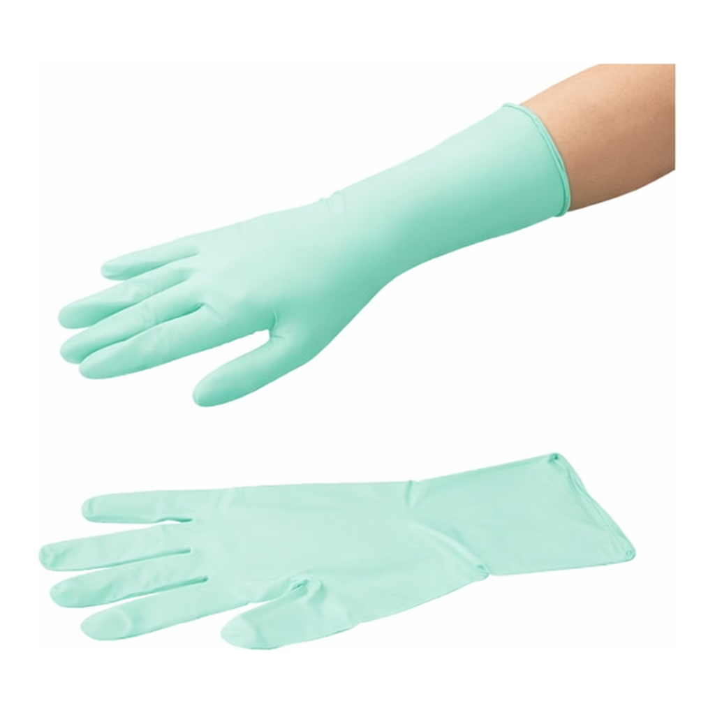 AS ONE CLEAN KNOLL Neoprene Gloves L 100 Pieces