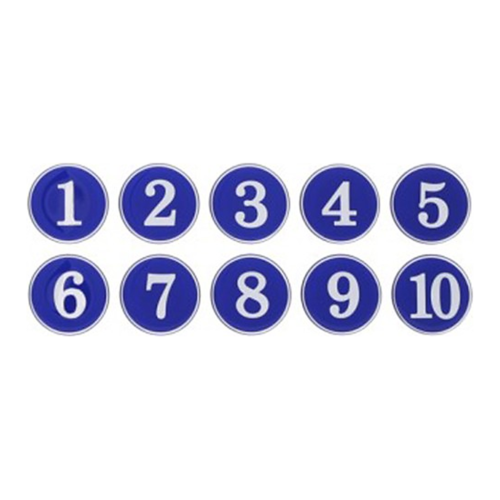 OFFICENEX [P]아트사인 번호판35 에폭시/파랑(1110/지름35/10단위로 주문)