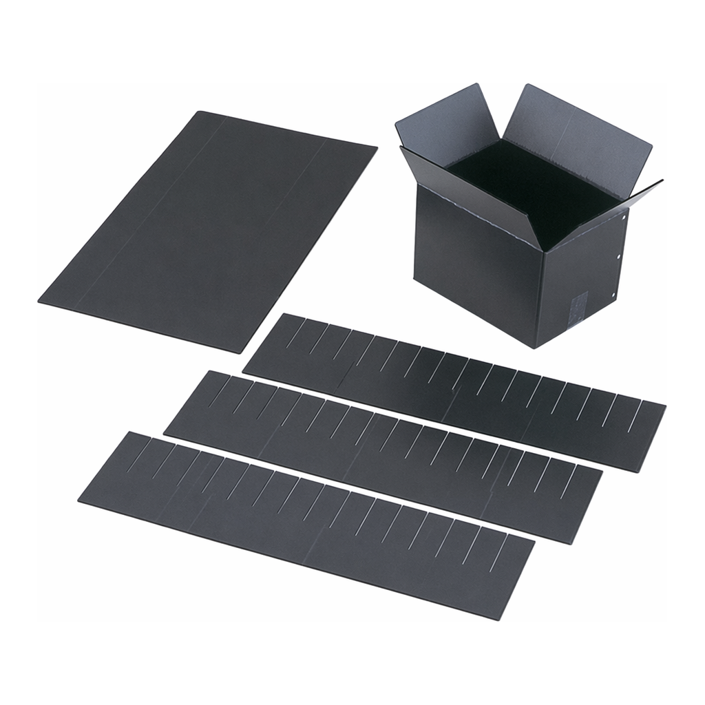 AS ONE Plastic Carton Box Conductive, 도전성 플라스틱 카톤박스