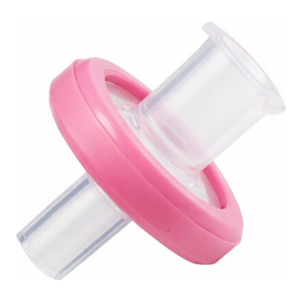 Restek Syringe Filter, 13mm, 0.22um Nylon 100pk Luer Lock Inlet, Pink