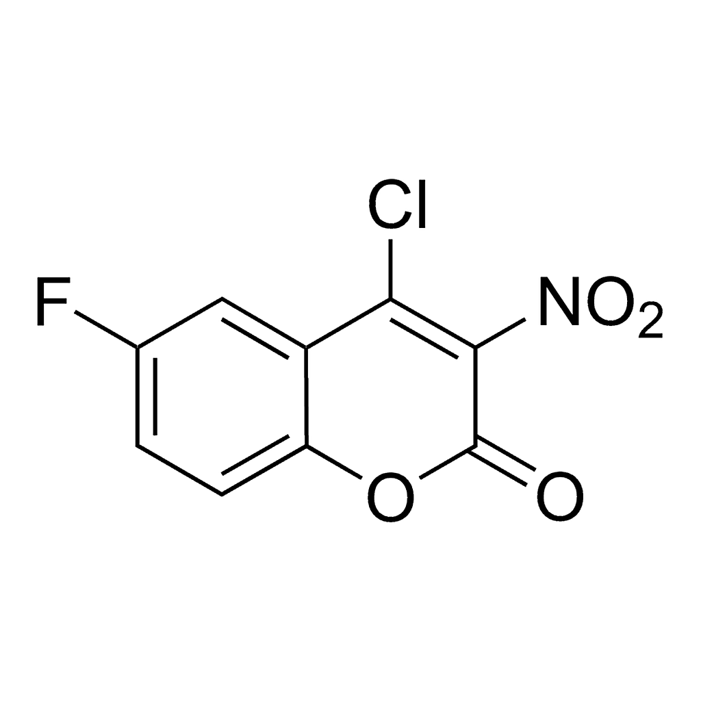 Merck 4-Chloro-6-fluoro-3-nitrocoumarin