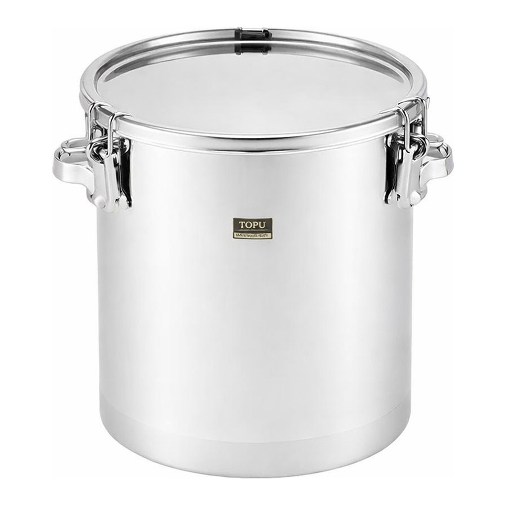 AS ONE Stainless Steel Storage Container (PTFE Packing) SUS304, 스테인리스 보존용기(PTFE 패킹) SUS304