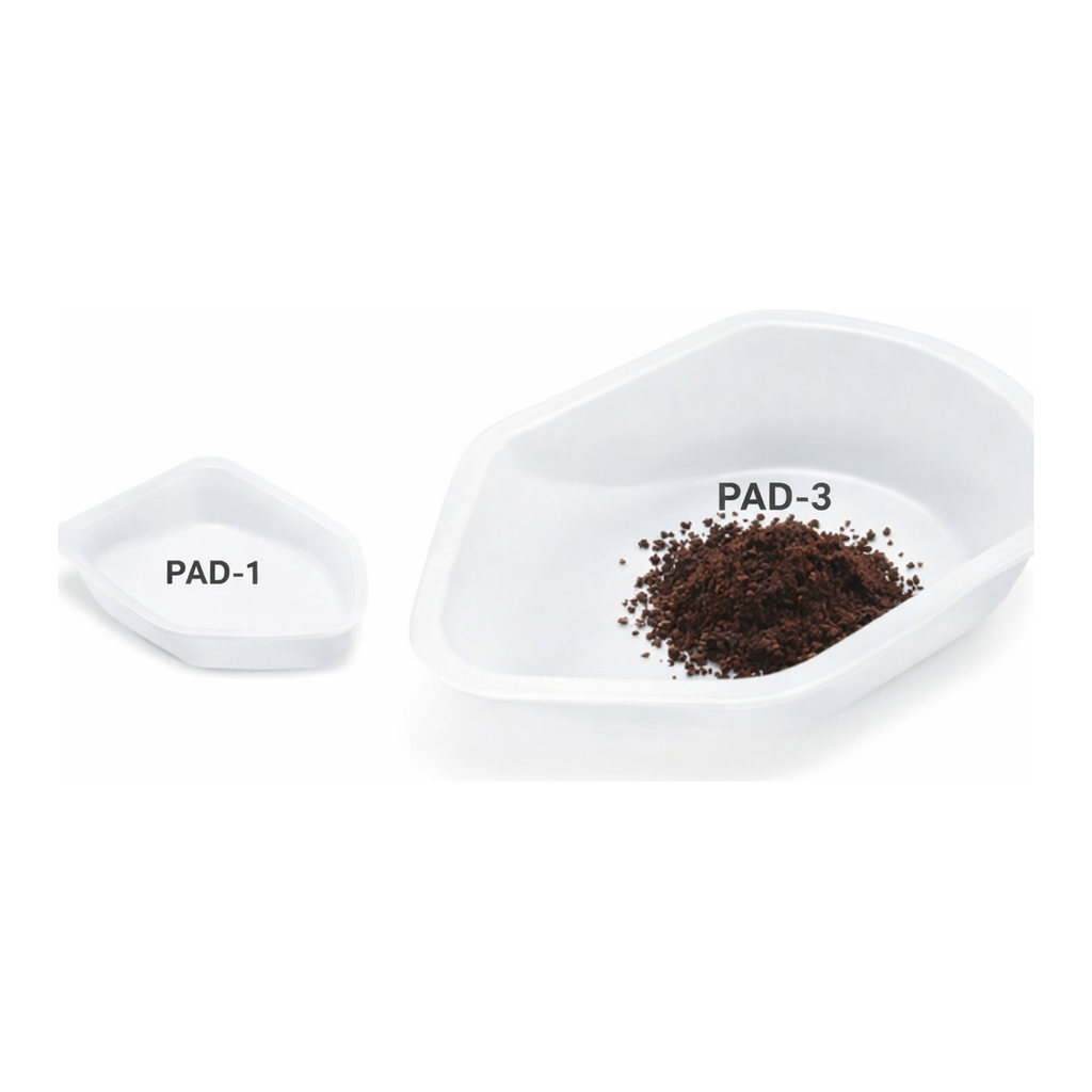 Merck White disposable polystyrene pour-boats