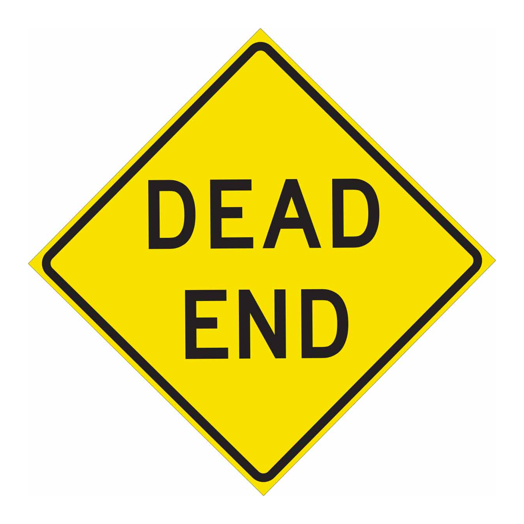 Brady Dead End Sign