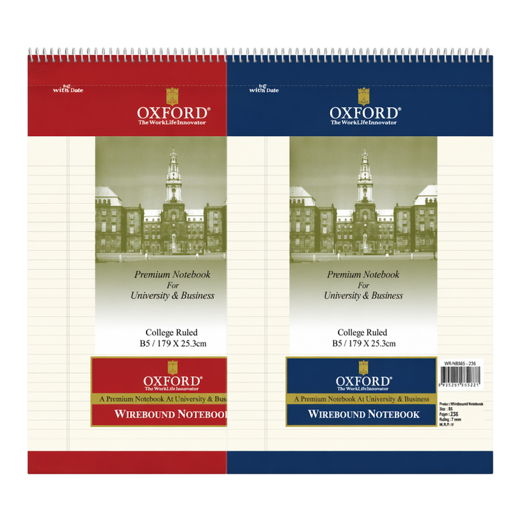 OFFICENEX 절취스프링 노트(B5/상철/80매/노랑내지/색상랜덤/옥스포드)