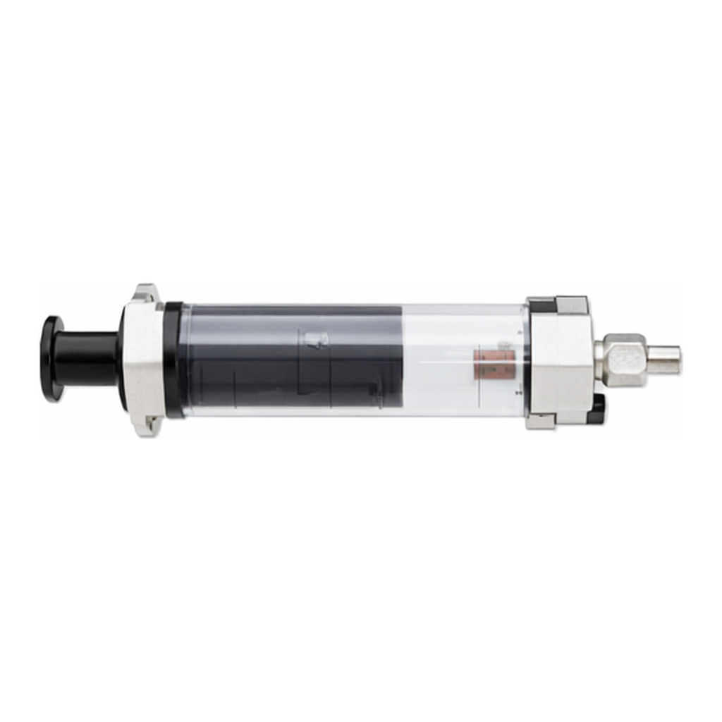 Agilent Syringe, 25mL,PTFE Luer lock P-B valve