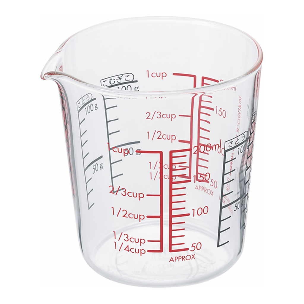 AS ONE Measure Cup (Borosilicate glass), 계량컵 (붕규산유리)