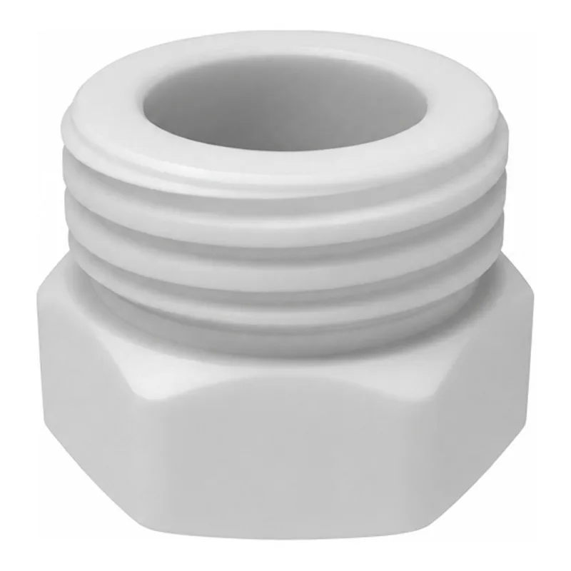 Thread adapter, PTFE, BD S60/61 (m) to stainless steel can (f)