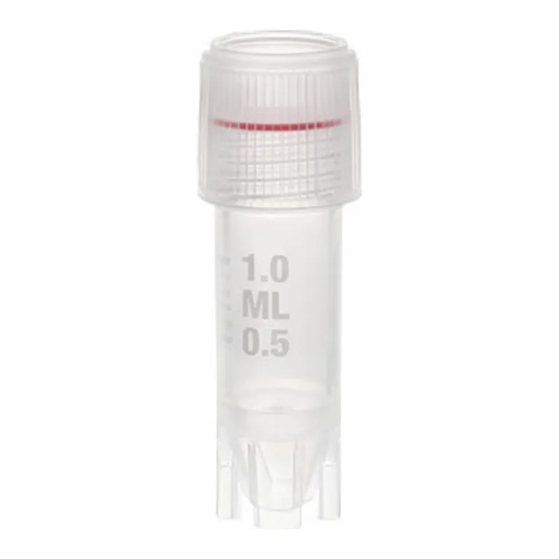 AS ONE Cryo Vial Lip Seal Type 1.2mL Outer Screw, Self-Standing Type