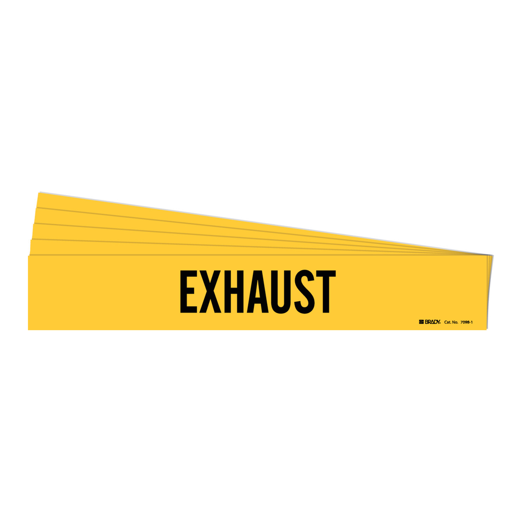 Brady EXHAUST Pipe Marker