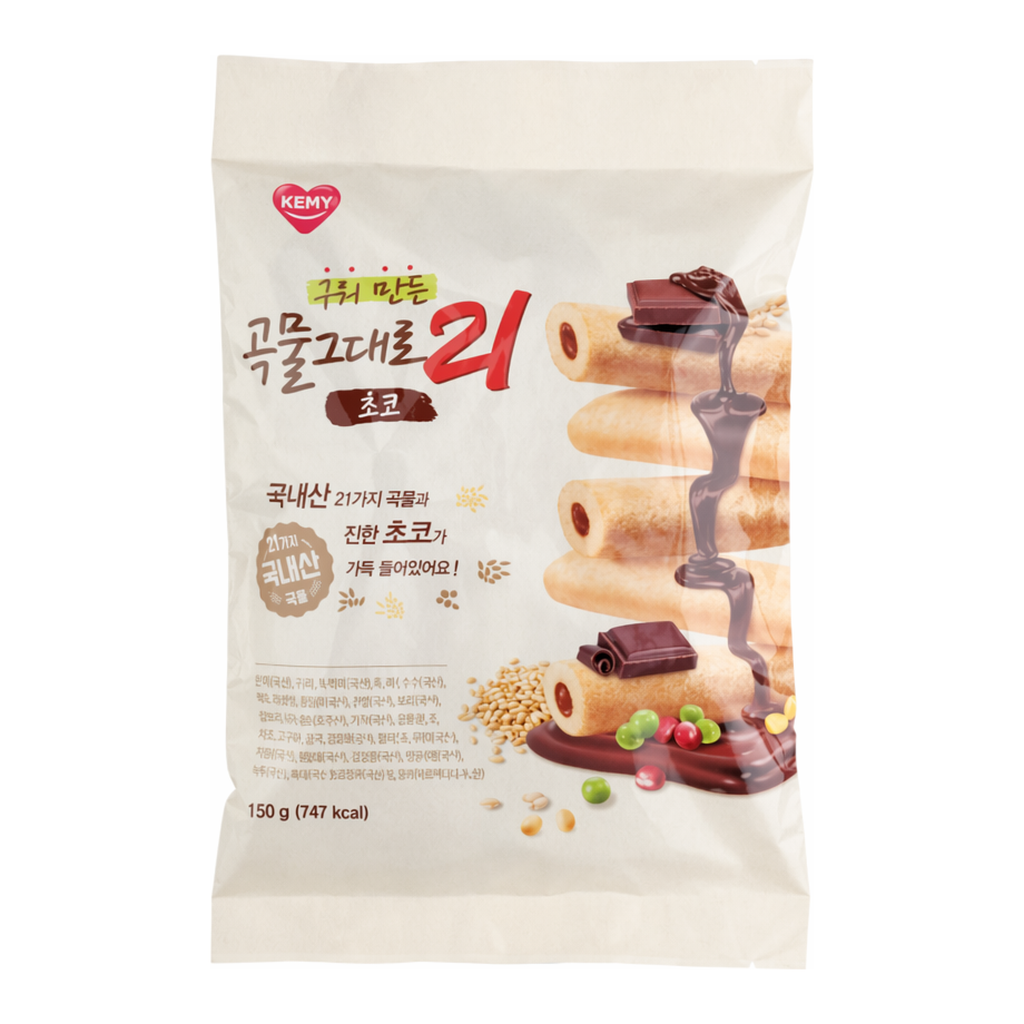 OFFICENEX 구워만든 곡물그대로21 초코(150g/개미식품)