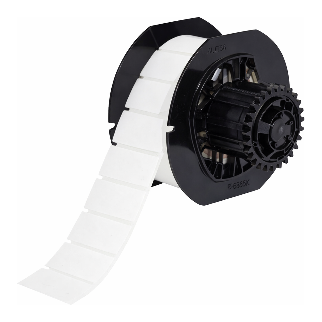 Brady Self-Laminating Vinyl Wrap Around Labels, All White, for B33 Printers