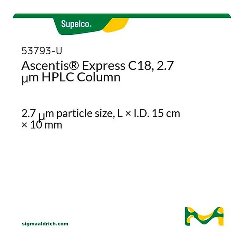 Merck ASCENTIS EXPRESS C18 2.7UM 15CM X 10MM