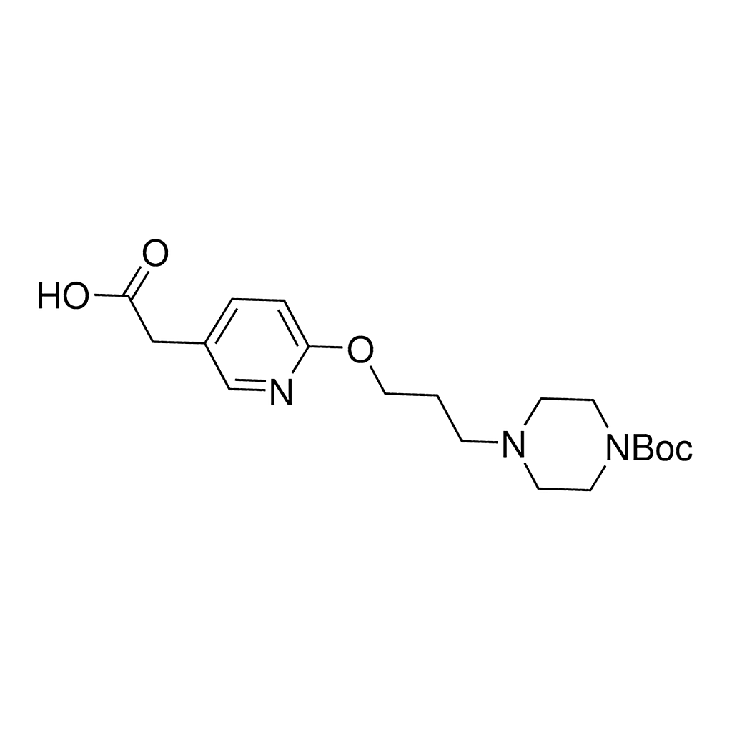 Merck 2-[6-(3-{4-[(tert-butoxy)carbonyl]piperazin-1-yl}propoxy)pyridin-3-yl]acetic acid