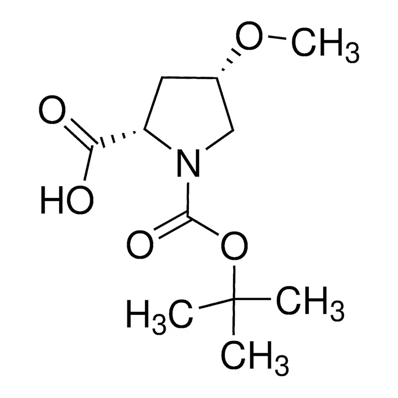 Merck (2S,4S)-4-Methoxy-pyrrolidine-1,2-dicarboxylic acid 1-tert-butyl ester