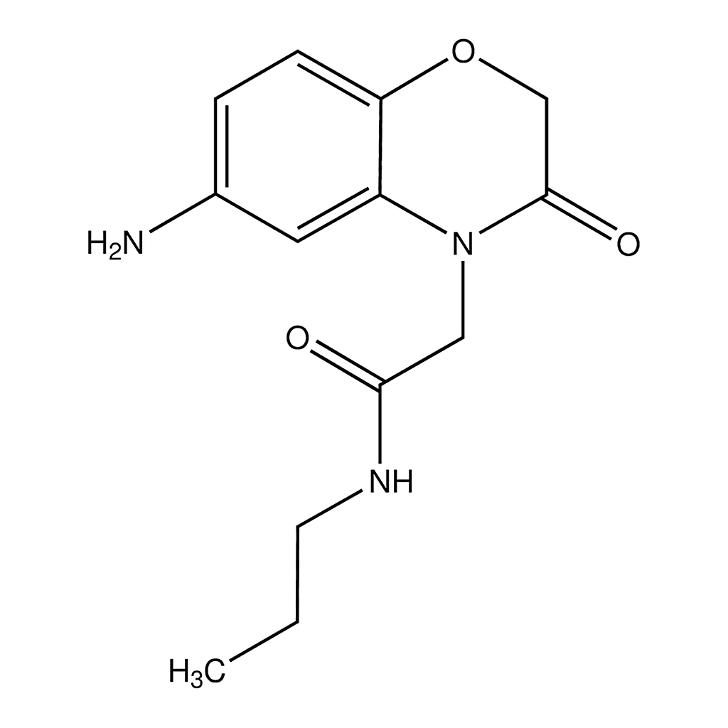 Merck 2-(6-Amino-3-oxo-2H-benzo[b][1,4]oxazin-4(3H)-yl)-N-propylacetamide