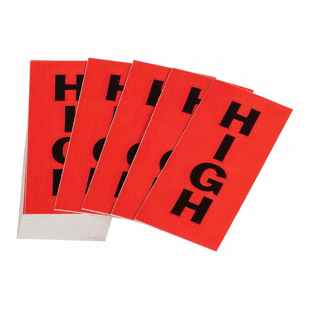 Brady Ammonia (IIAR) Pipe Marker Label Kit Replenishment Labels, Vinyl