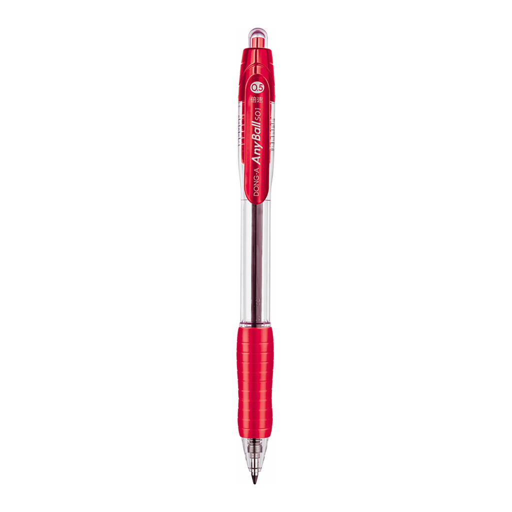 OFFICENEX 동아 애니볼펜 (적색/0.5mm)