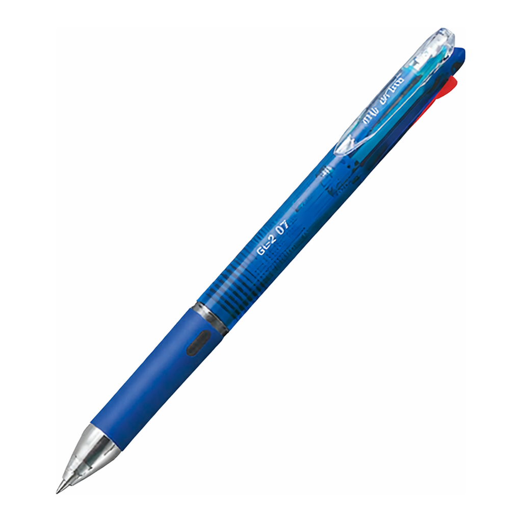 OFFICENEX 제브라 클립온 슬림 볼펜 4색 0.7 청색 B4A5-BL