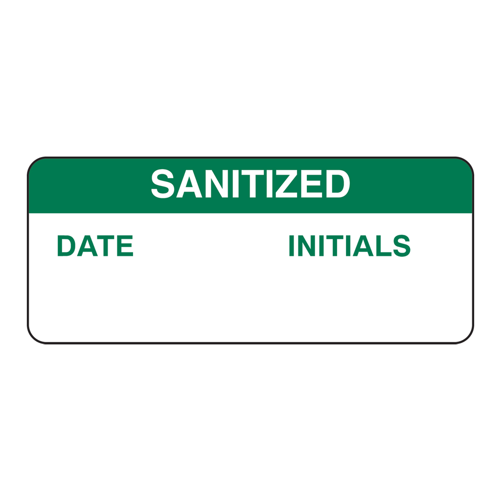 Brady Sanitized Write-On Inspection Labels