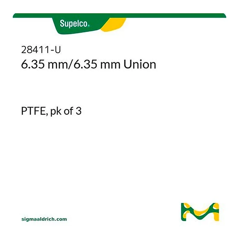 Merck PK3 6.35MM X 6.35MM UNION, PTFE