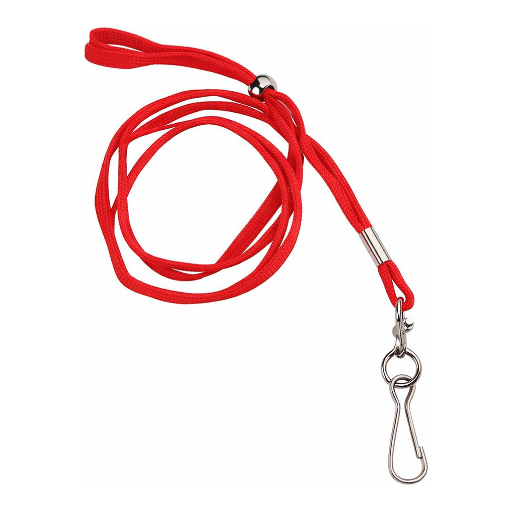 Brady Red Lanyard