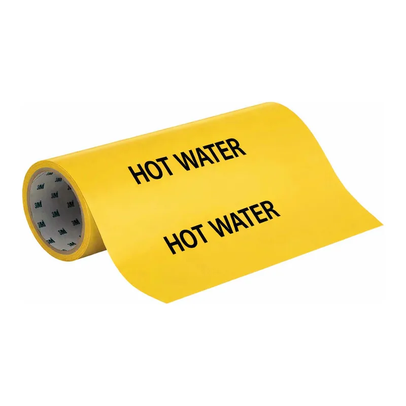 Brady HOT WATER Roll Form Pipe Marker