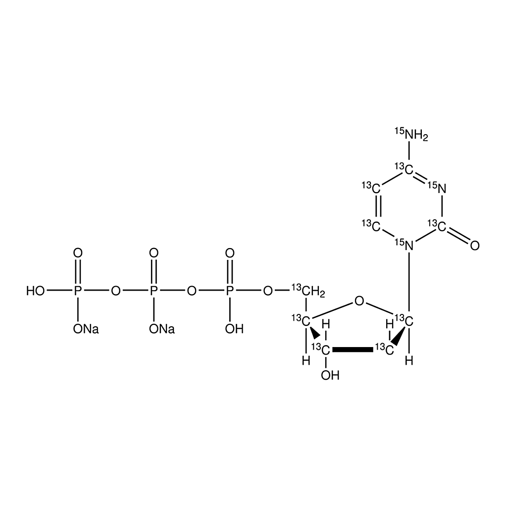 Merck 2'-Deoxycytidine-13C9,15N3 5'-triphosphate disodium salt solution