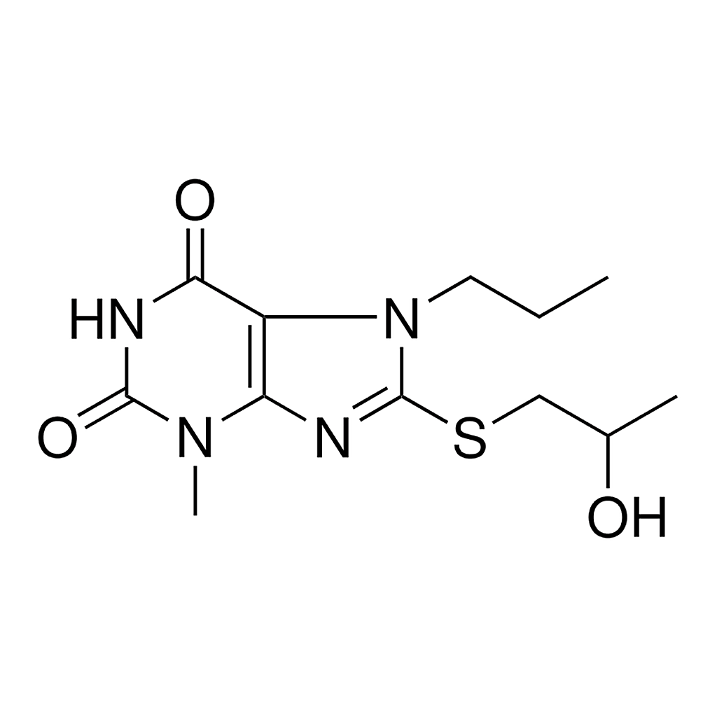 Merck 8-(2-HYDROXY-PROPYLSULFANYL)-3 - 50 MG&