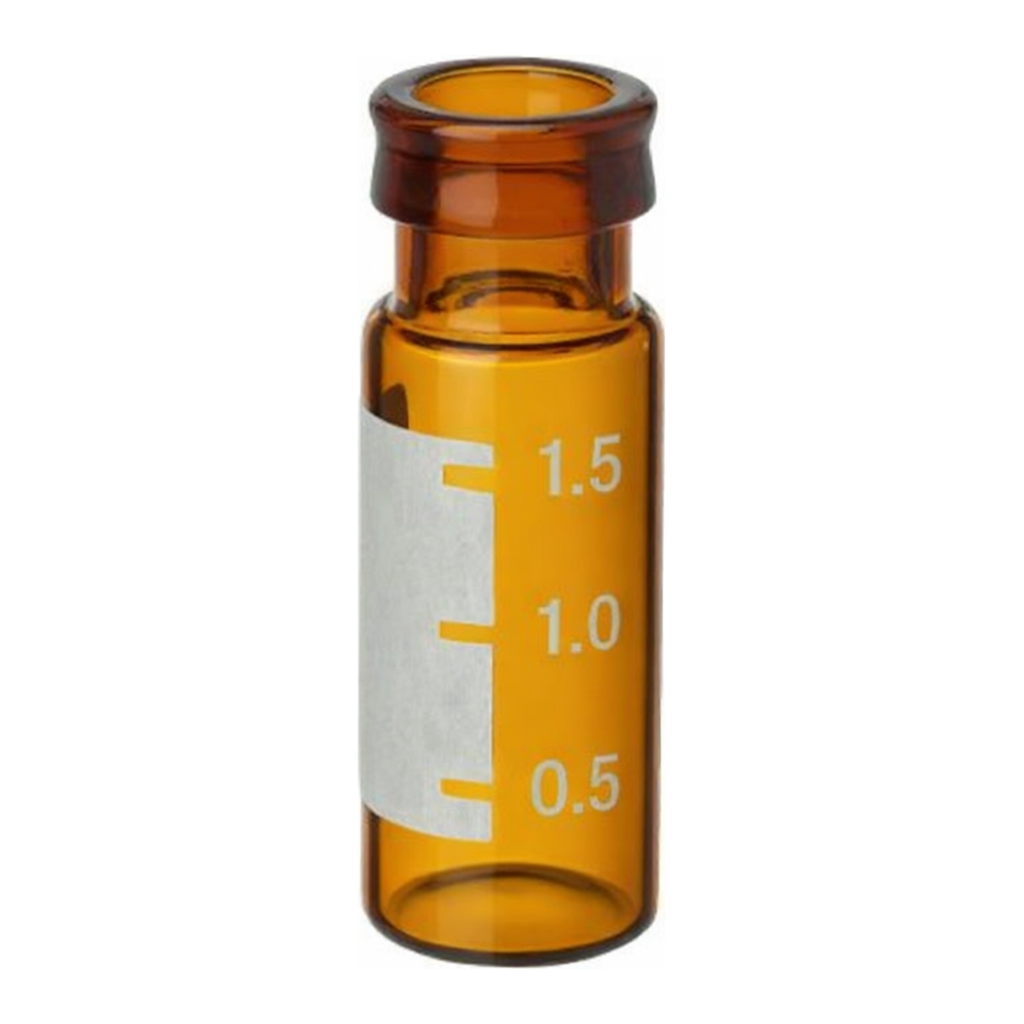 Restek Vials, Crimp Top, 12x32mm/2.0mL/11mm Ambr w/Mark Pack of 1000