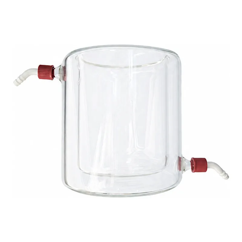 이중 자켓 비이커 경제형 PP Bent Connector Jacketed Beaker Economy Type