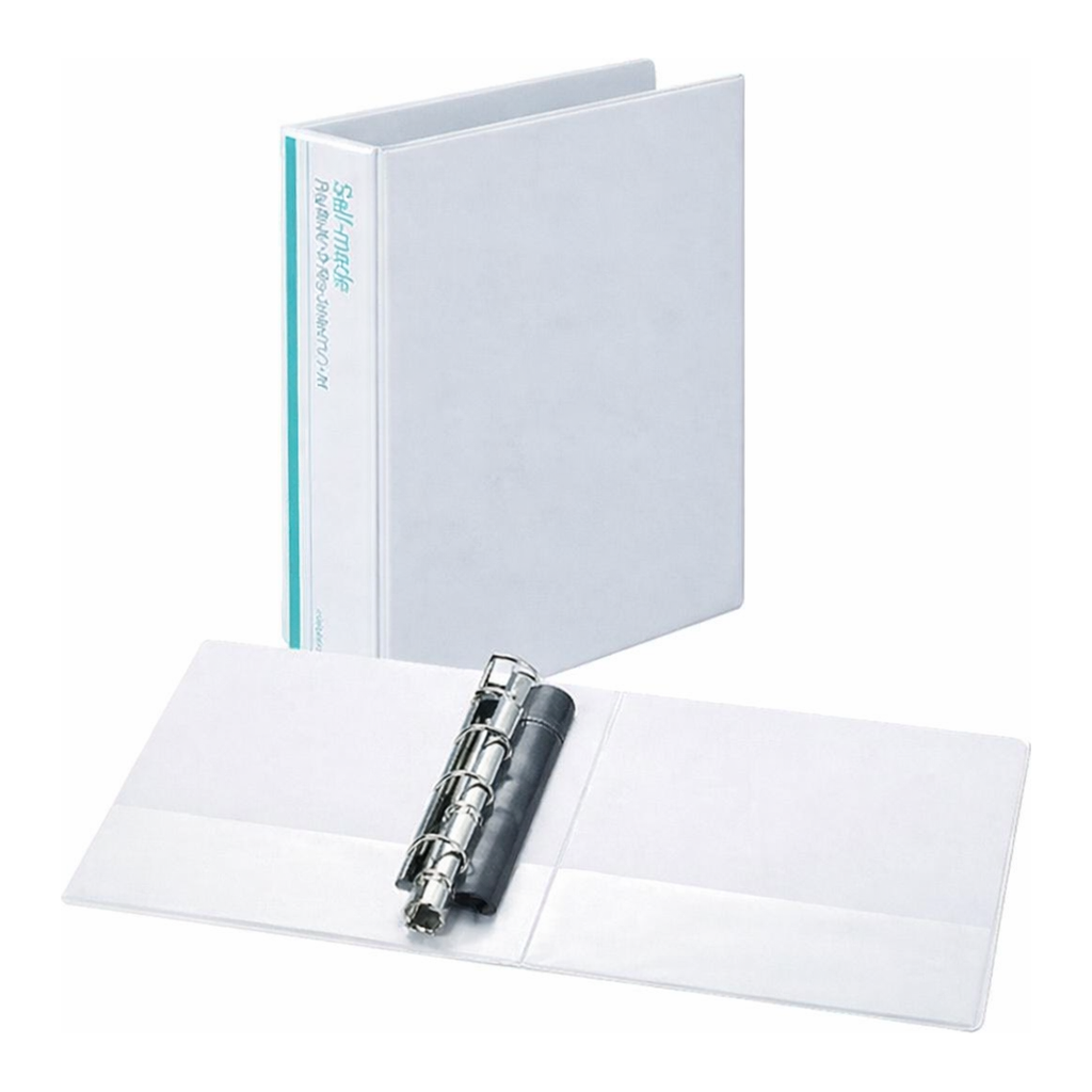 OFFICENEX [P]문화 백투명 3공D링바인더(5cm/A4/백색/PVC/B749-71)