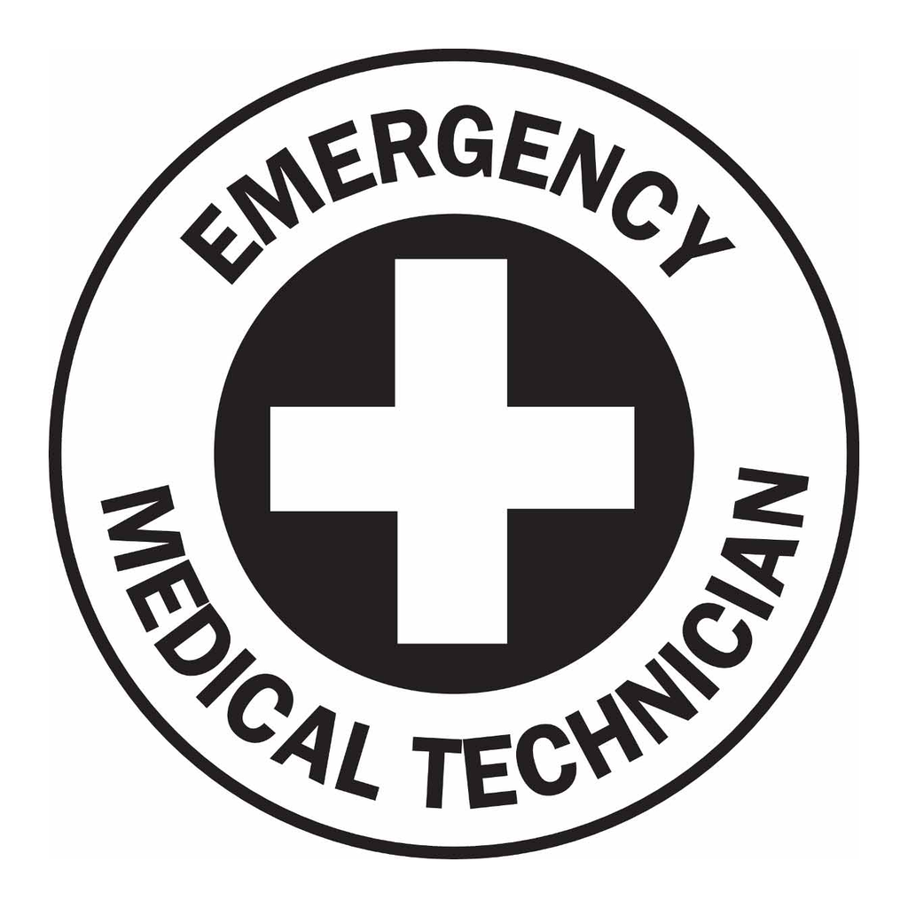 Brady EMERGENCY MEDICAL TECHNICIAN Hard Hat Labels